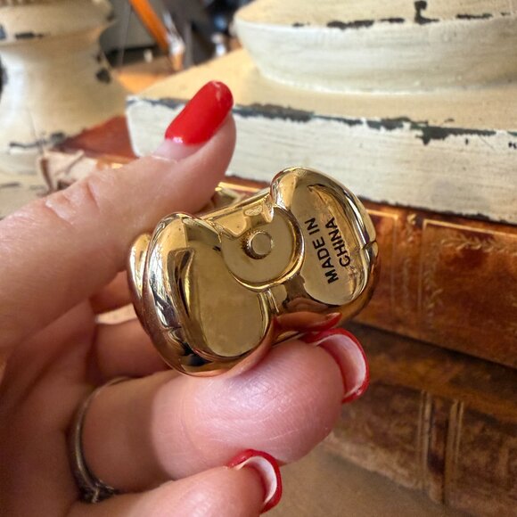 Miniature Milan Brass Teddy Bear Clock Works Perfectly - Picture 9 of 10